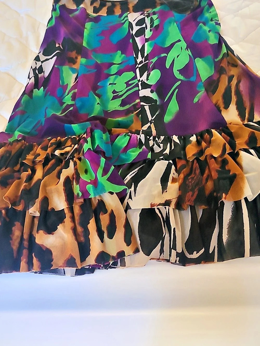 Alberto Makali Abstract Print Mini Dress Size 8